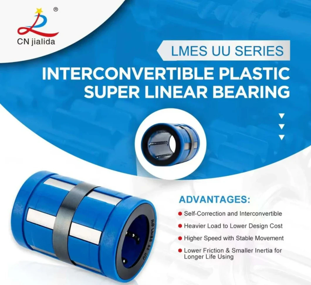 Professional China Factory Cheap Price Self Aligning Plastic Super Linear Bearing (LMES25UU LMES30UU KN25 KN30-B-PP LMC81 LBCD25A LBCD30A-2LS) for 3D Printer