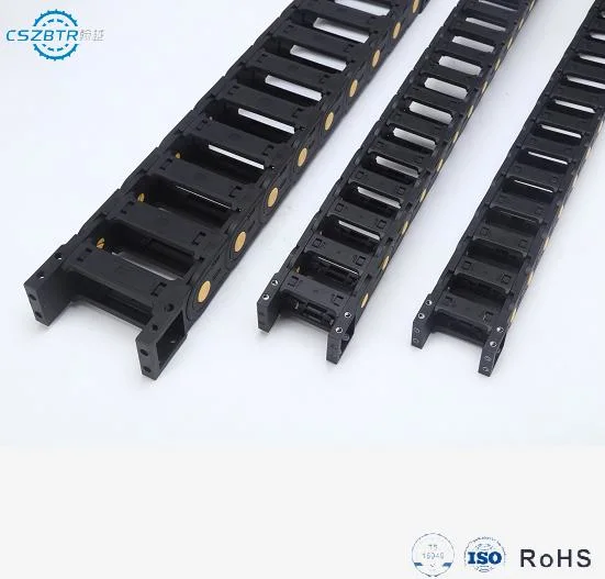 25*50mm Plastic Nylon Flexible Cable Chain Drag Chain for CNC Machine