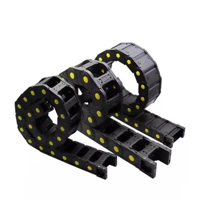 Flexible CNC Linear Plastic Cable Track Drag Chain Close and Bridge Type CNC Machine Nylon Open Flexible Cable Tray Energy Cable Chain Drag Chain